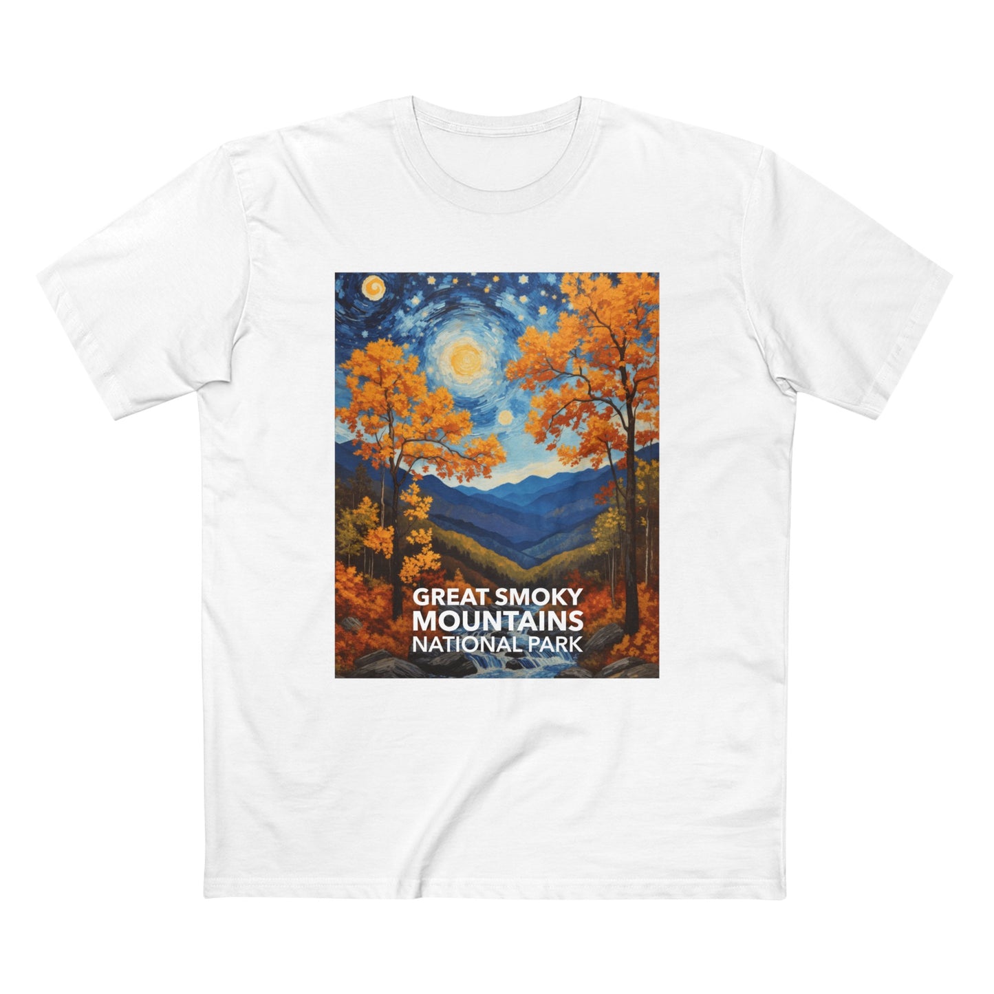 Great Smoky Mountains National Park T-Shirt - The Starry Night