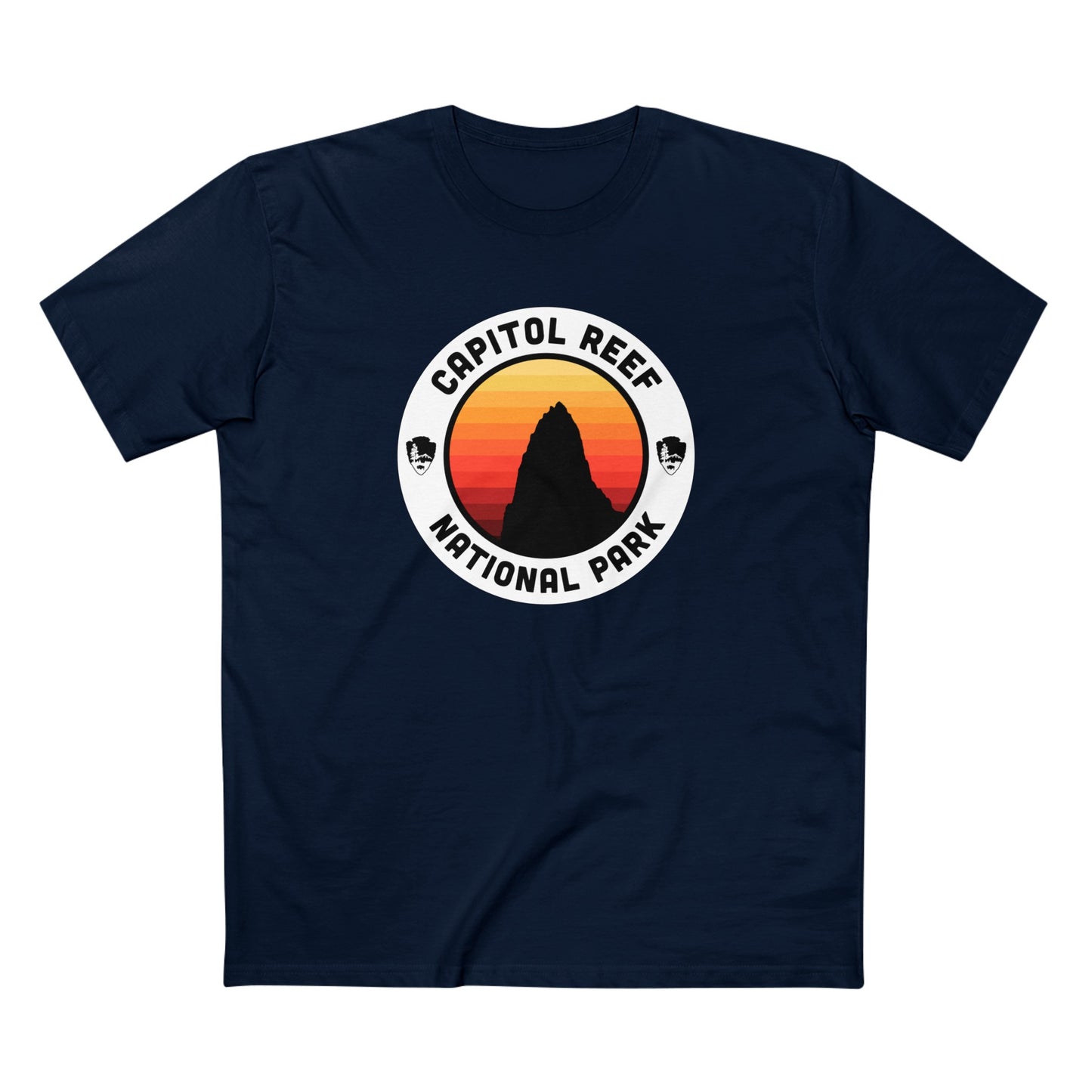 Capitol Reef National Park T-Shirt - Round Badge Design