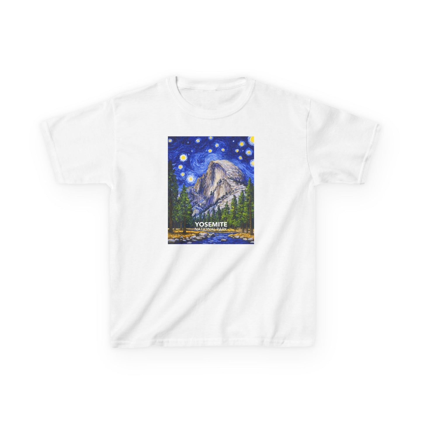 Yosemite National Park Child T-Shirt - The Starry Night