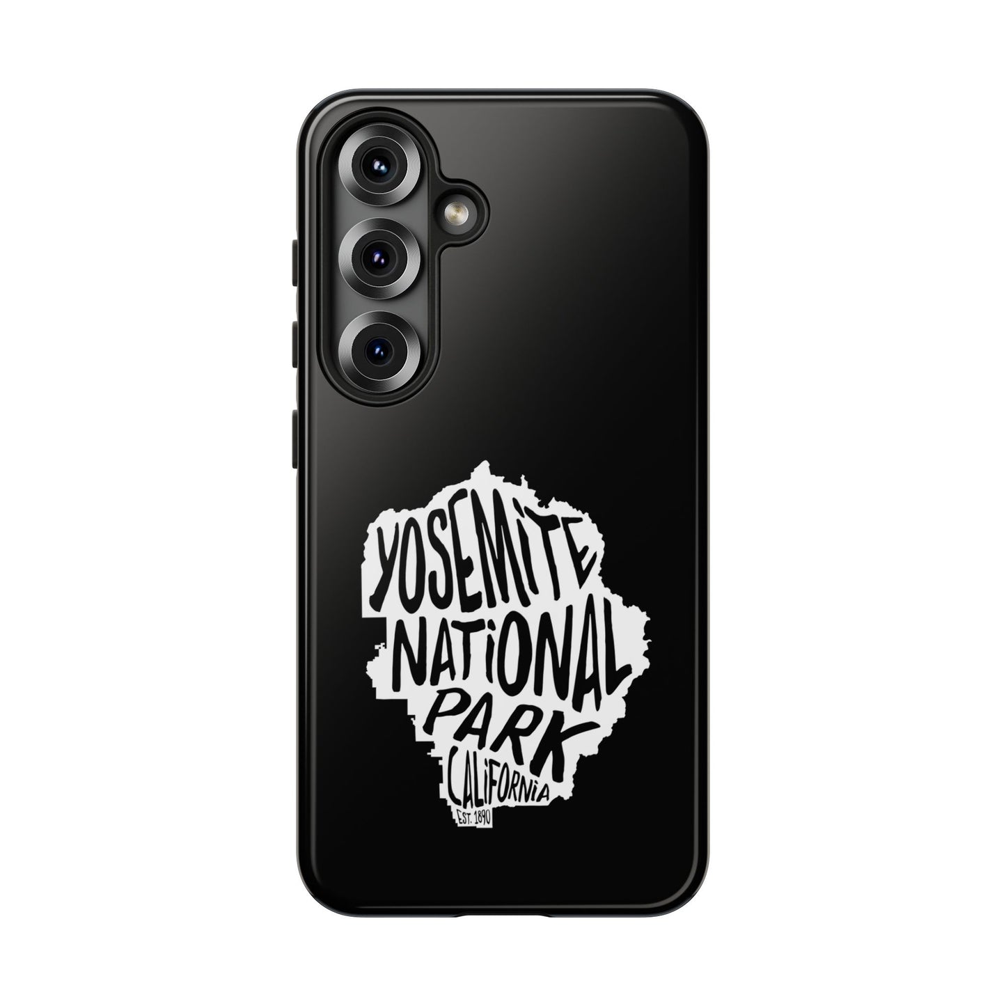 Yosemite National Park Phone Case - Map Design