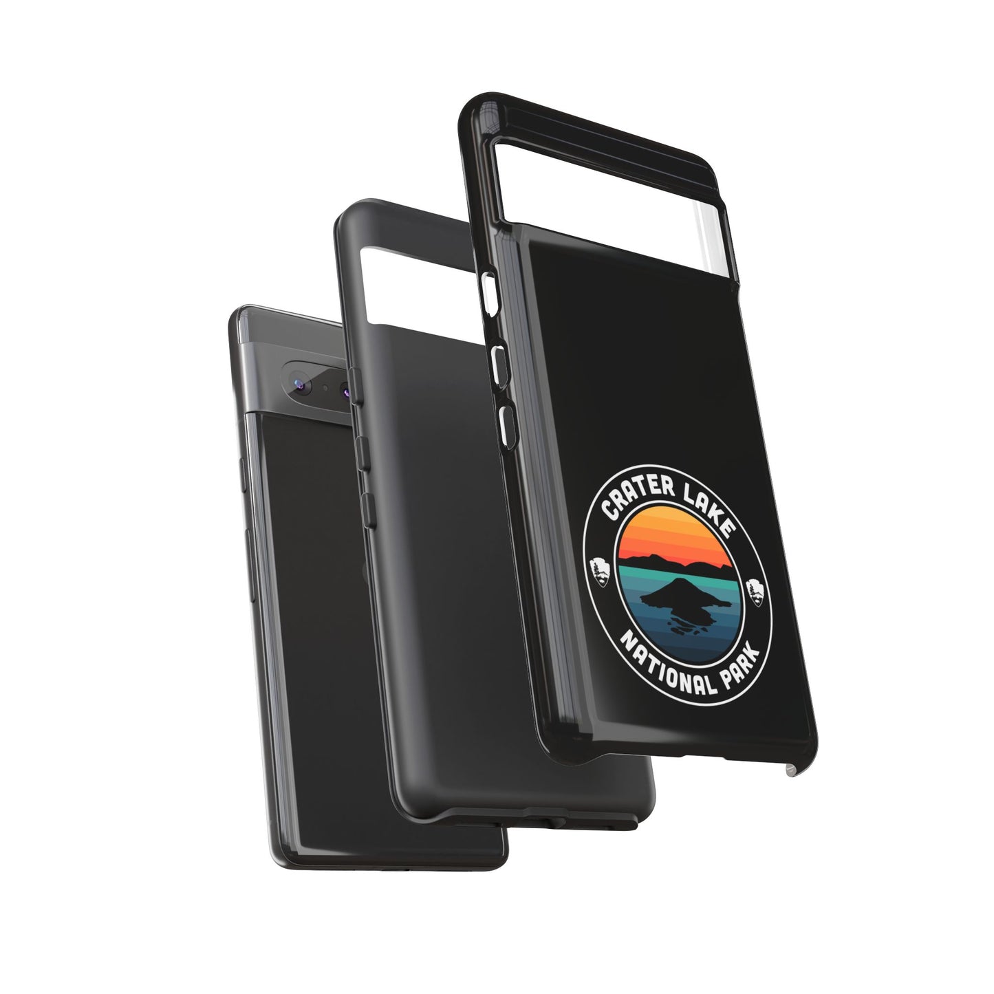 Crater Lake National Park Phone Case - Round Emblem Design