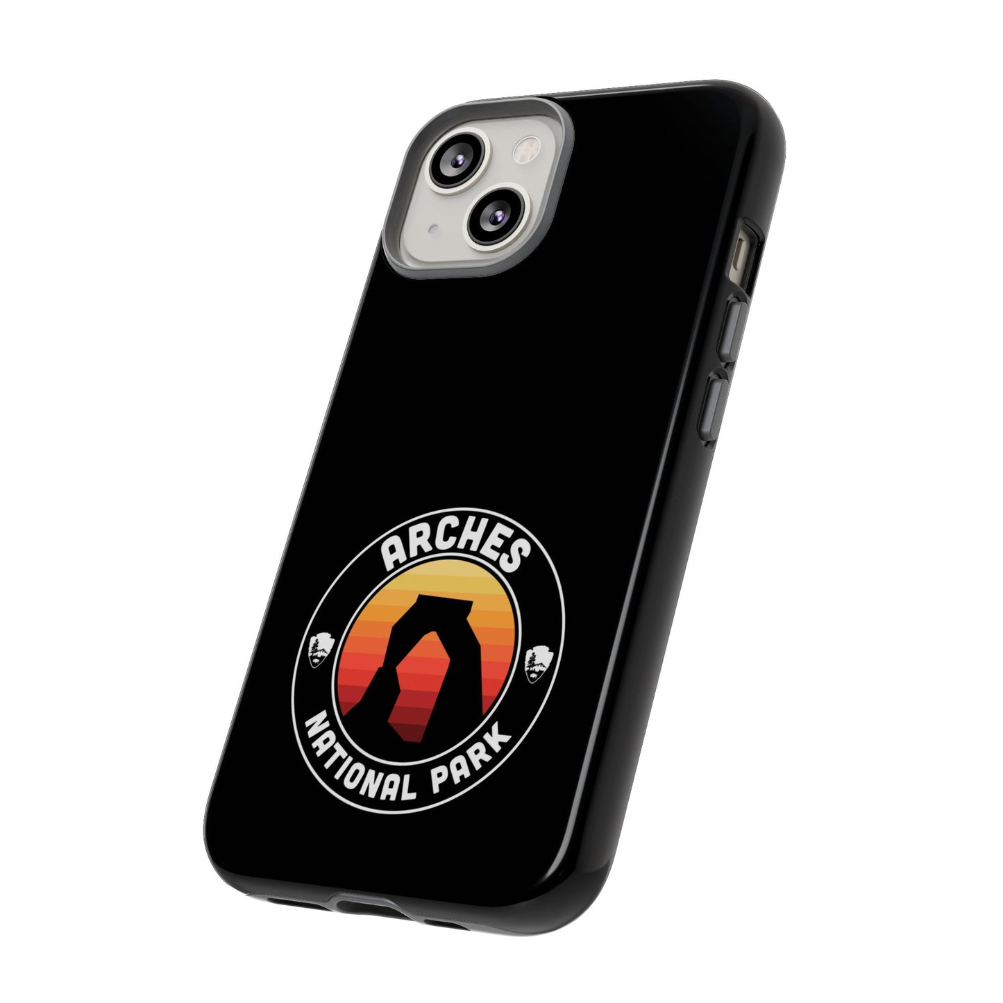 Arches National Park Phone Case - Round Emblem Design