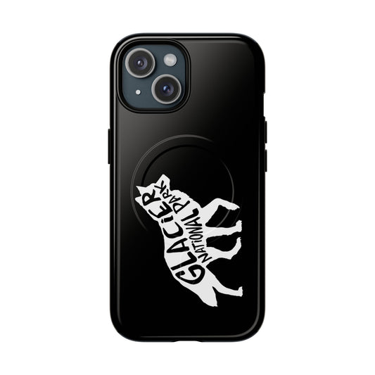 Glacier National Park iPhone Case with MagSafe - Wolf Design