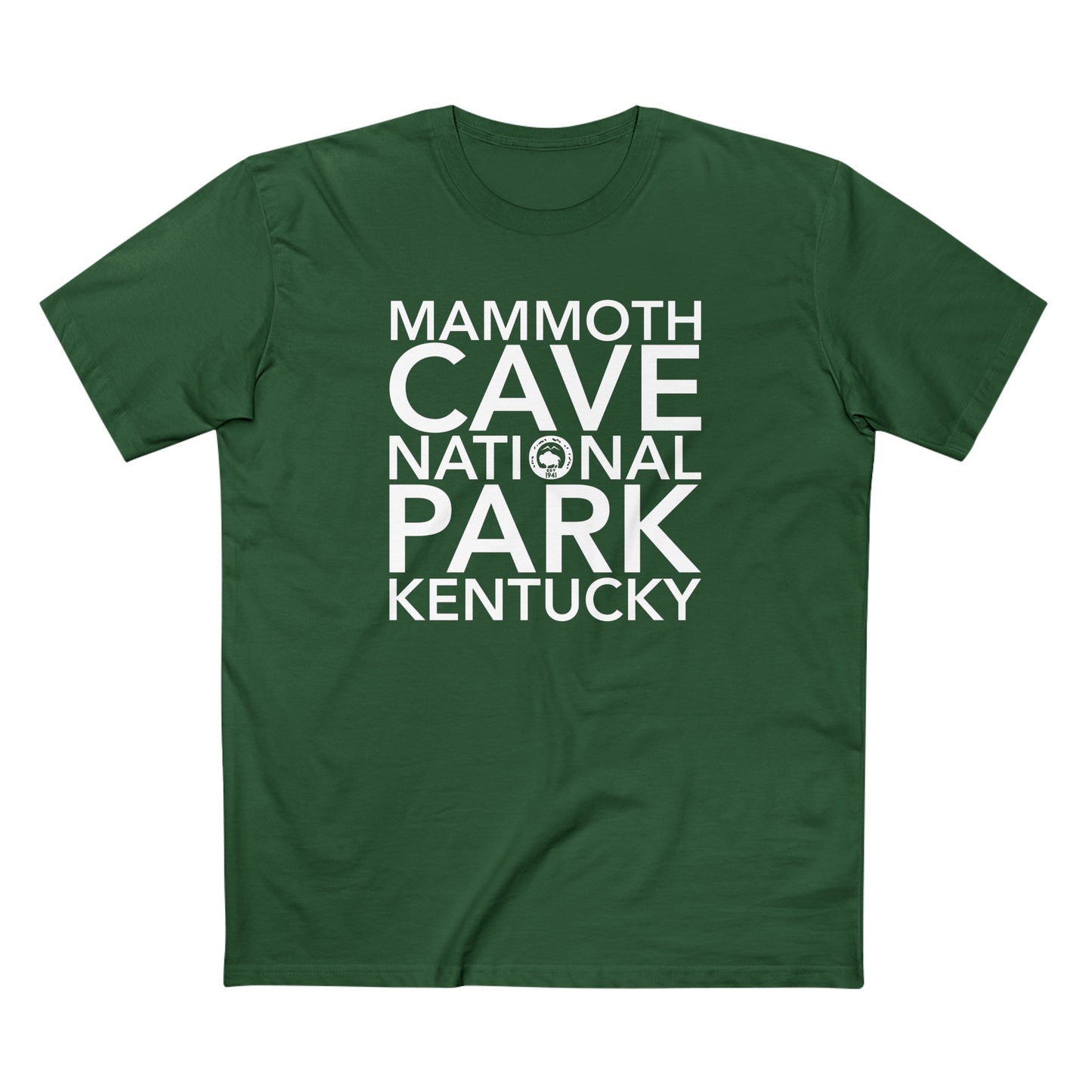 Mammoth Cave National Park T-Shirt Block Text