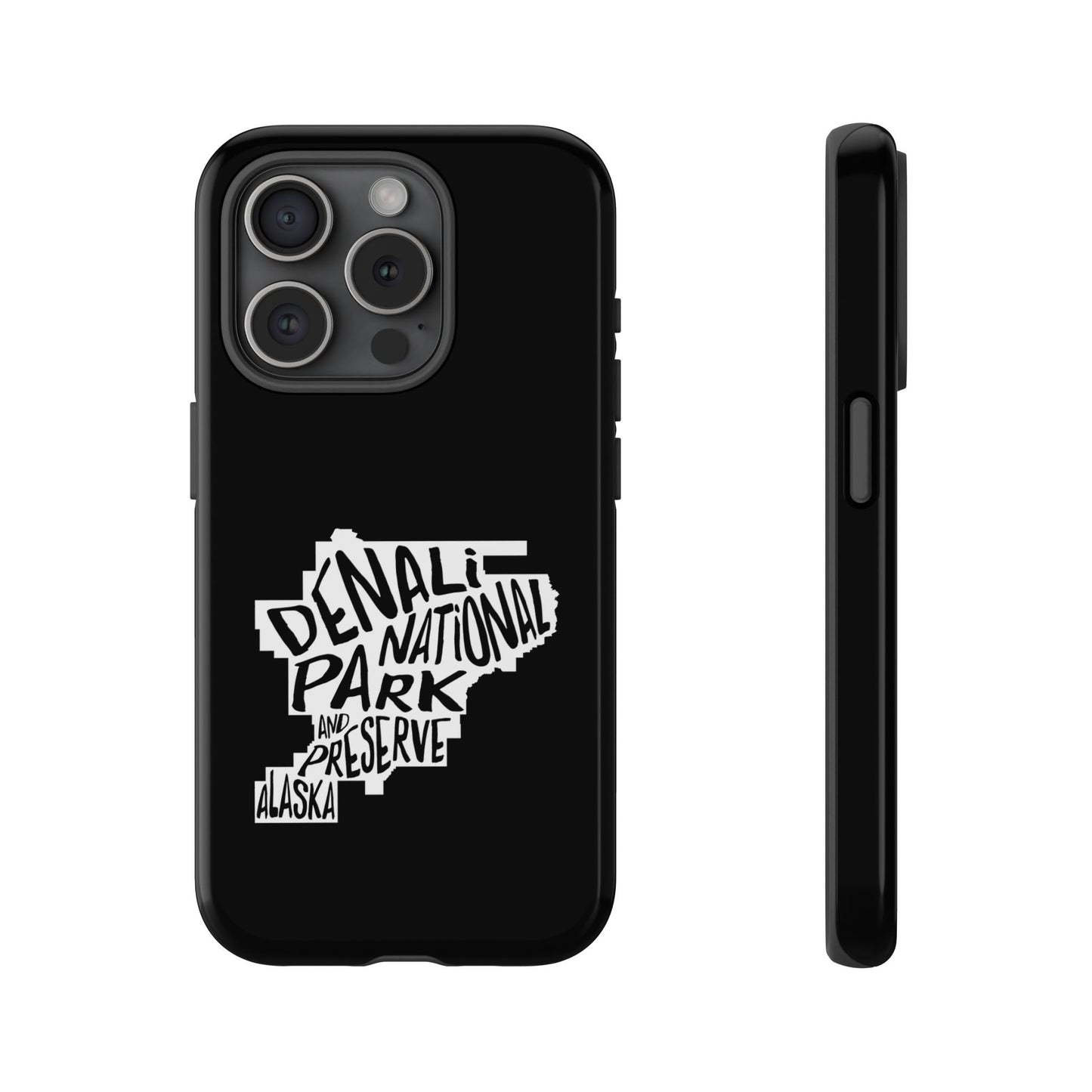Denali National Park Phone Case - Map Design