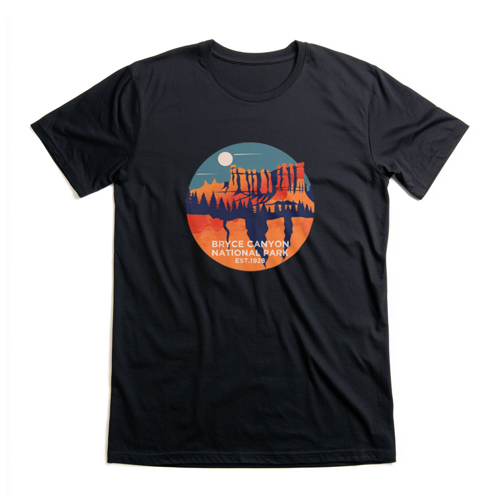 Bryce Canyon National Park T-Shirt - High Hoodoos in Black