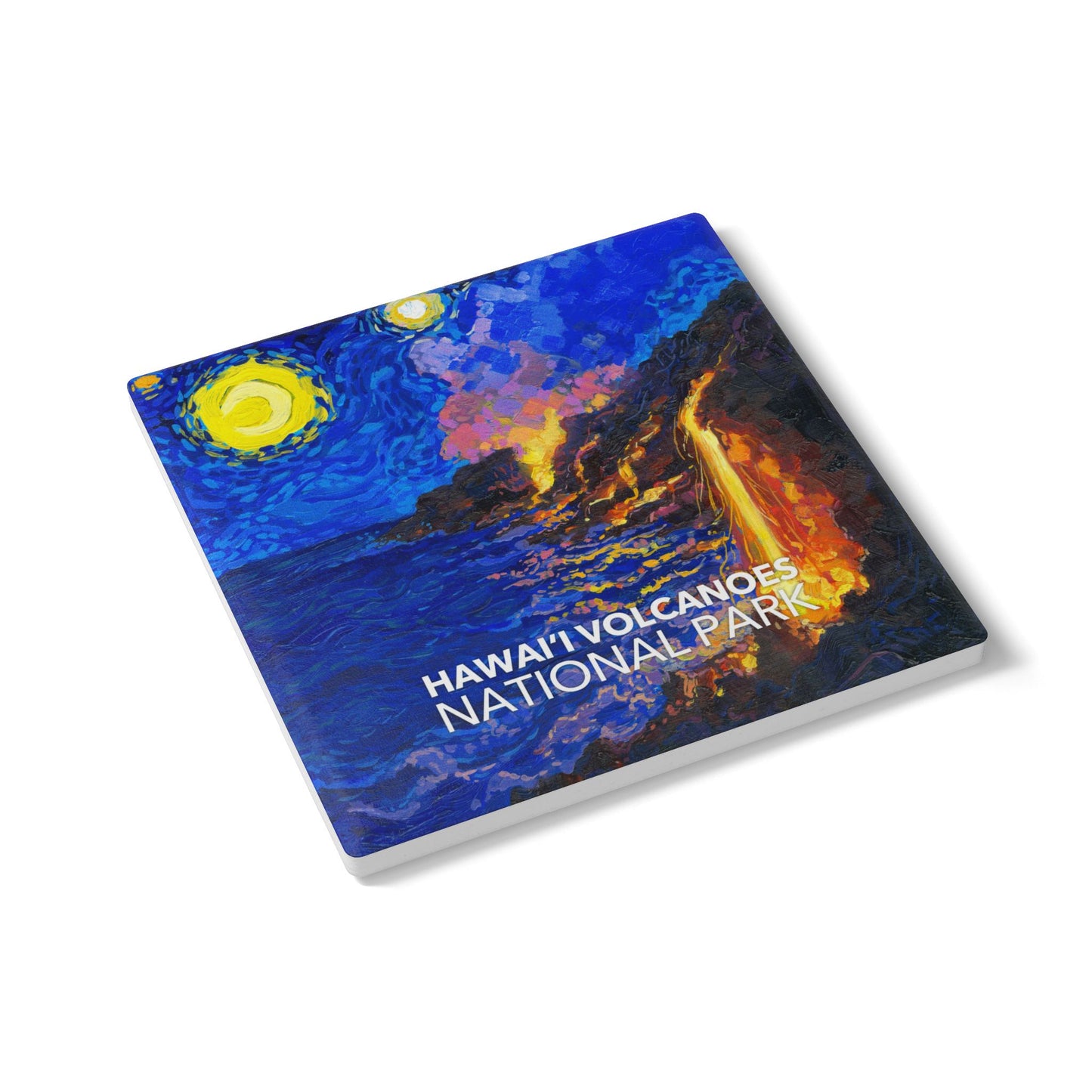 Hawaii Volcanoes National Park Coaster - The Starry Night