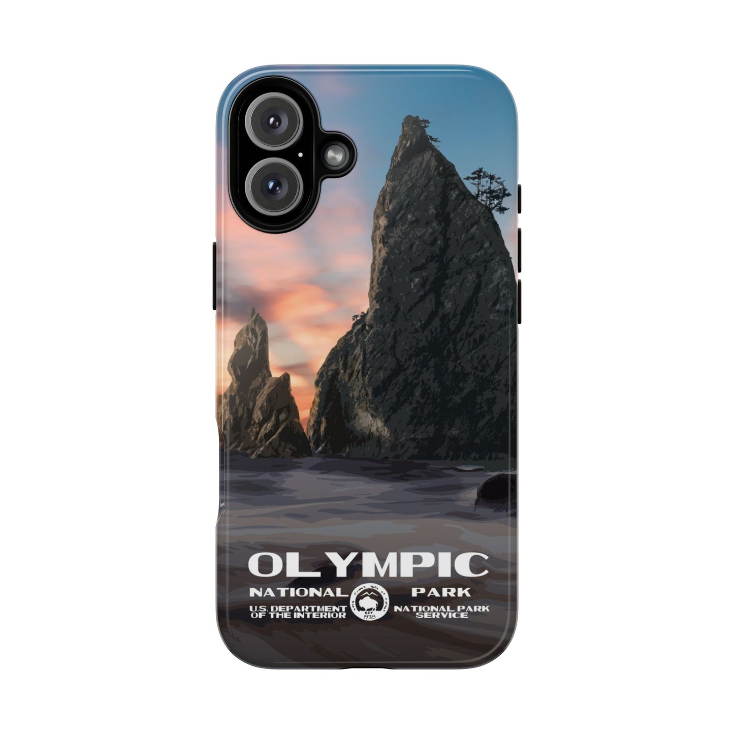 Olympic National Park Phone Case - WPA Style