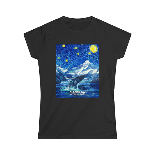 Glacier Bay National Park T-Shirt - Women's Starry Night