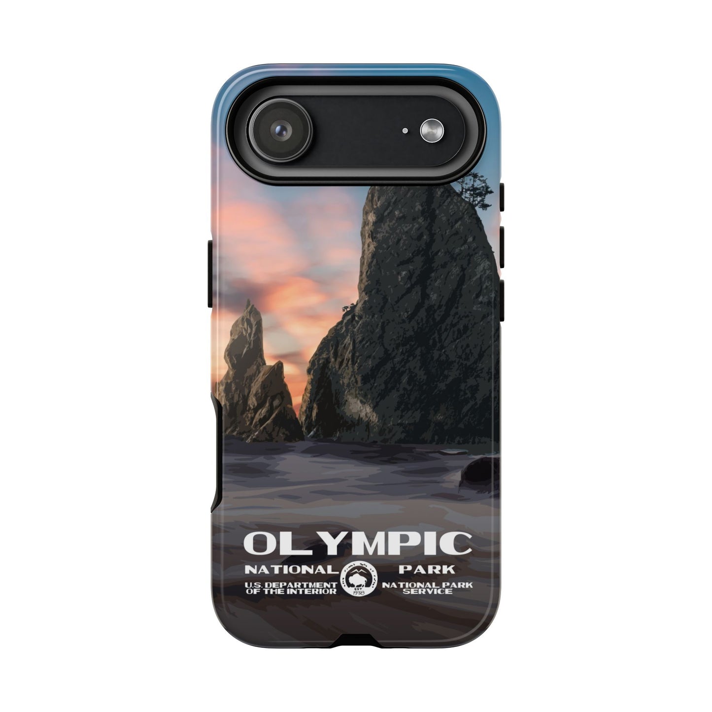 Olympic National Park Phone Case - WPA Style