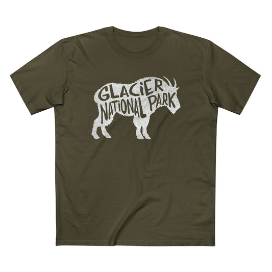 Glacier National Park T-Shirt - Mountain Goat