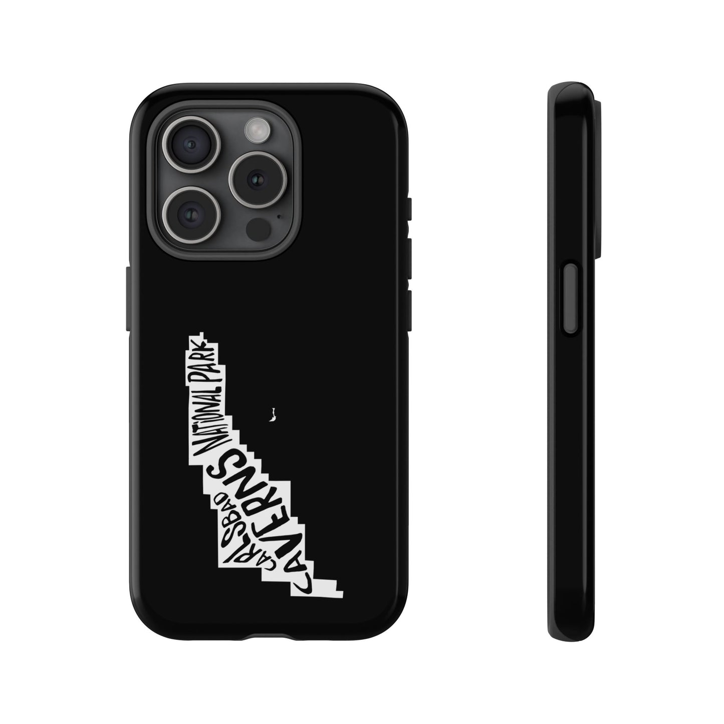 Carlsbad Caverns National Park Phone Case - Map Design