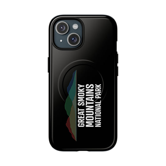 Great Smoky Mountains National Park iPhone Case with MagSafe - Histogram Design