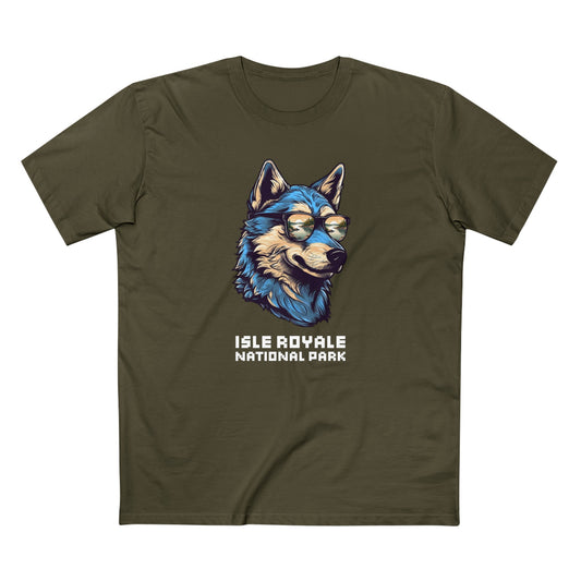 Isle Royale National Park T-Shirt - Smooth Wolf