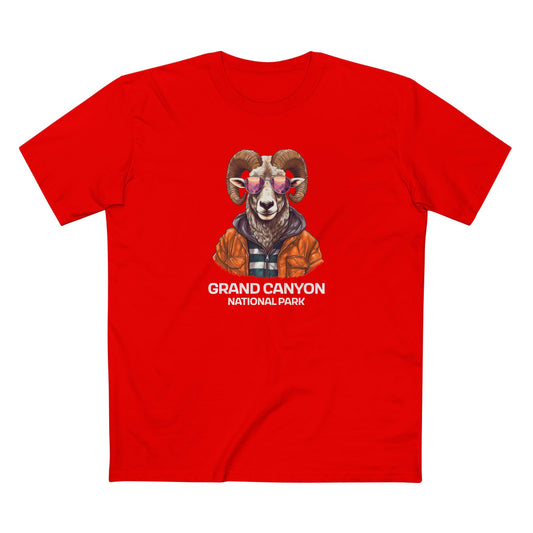 Grand Canyon National Park T-Shirt - Bighorn Sheep in Red