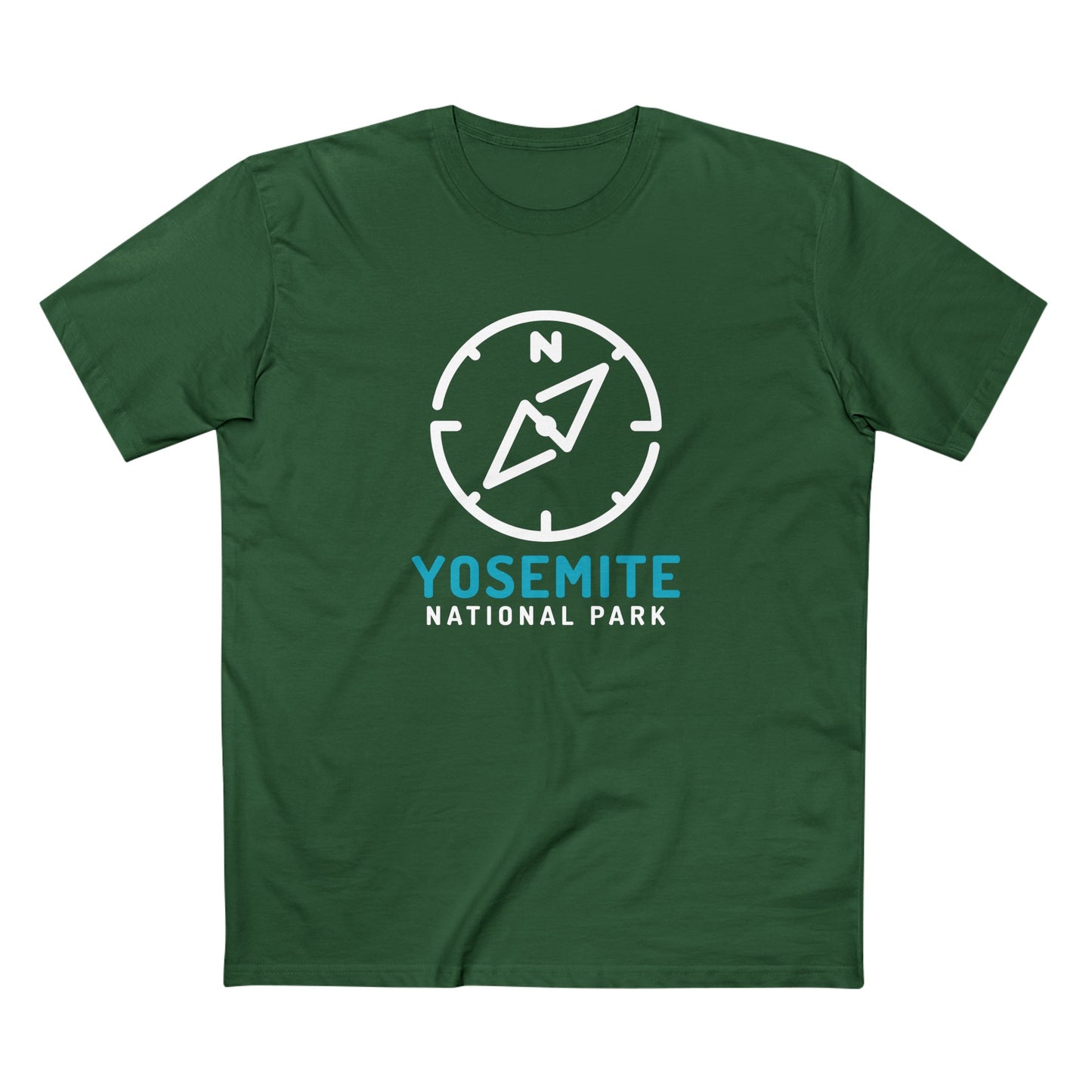 Yosemite National Park T-Shirt Compass Design