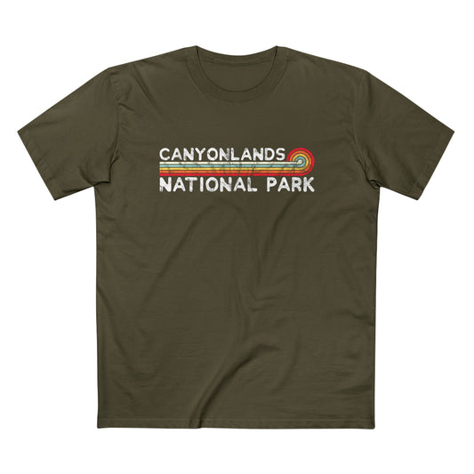 Canyonlands National Park T-Shirt - Vintage Stretched Sunrise
