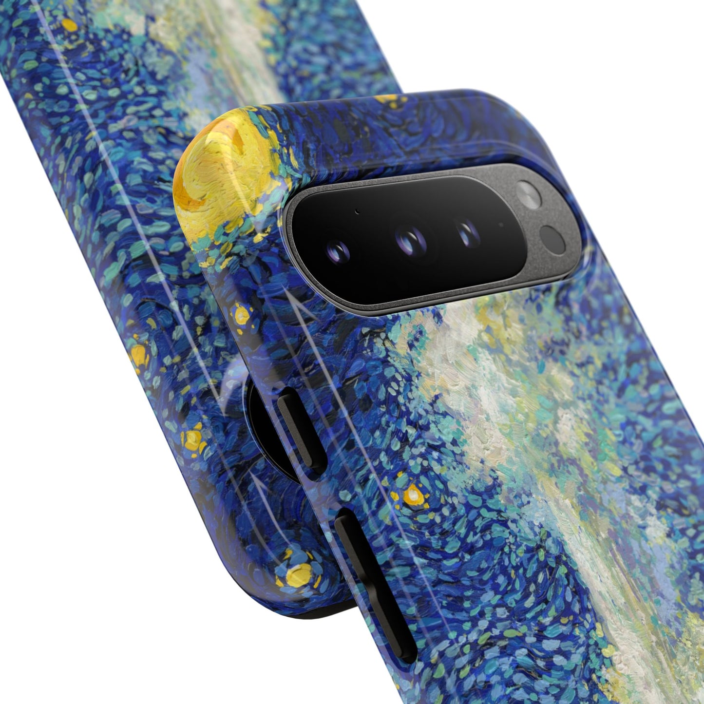 Yellowstone National Park Phone Case - Old Faithful Starry Night