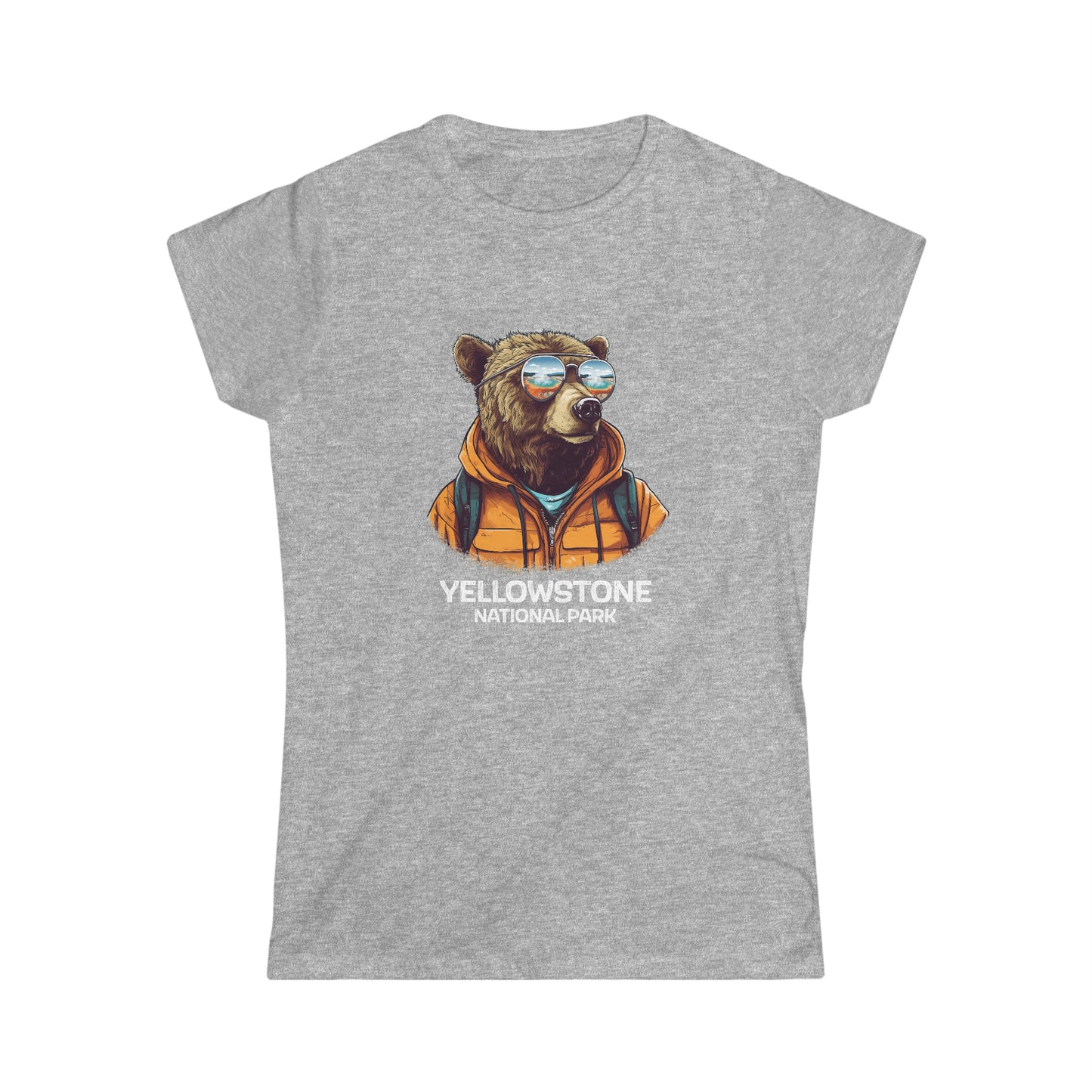 Yellowstone National Park Women's T-Shirt - Cool Grizzly Bear