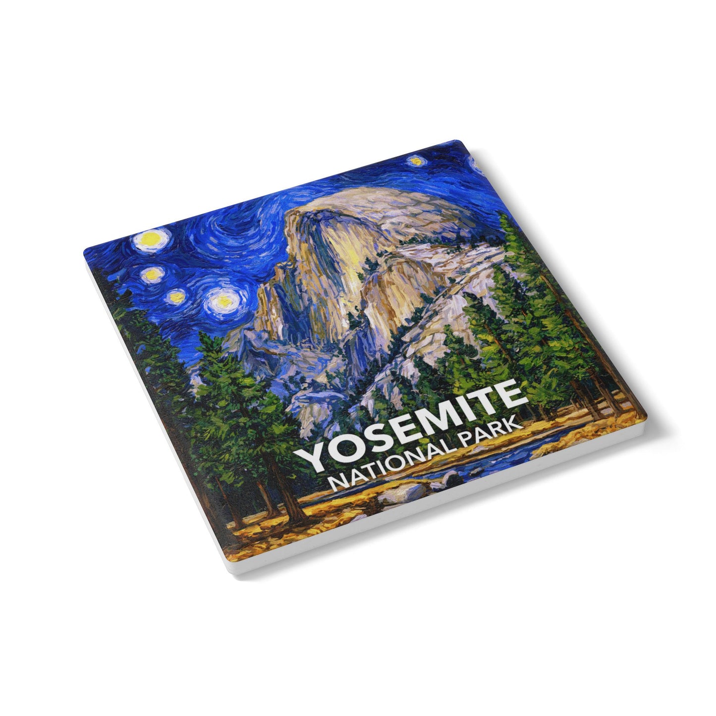 Yosemite National Park Coaster - The Starry Night