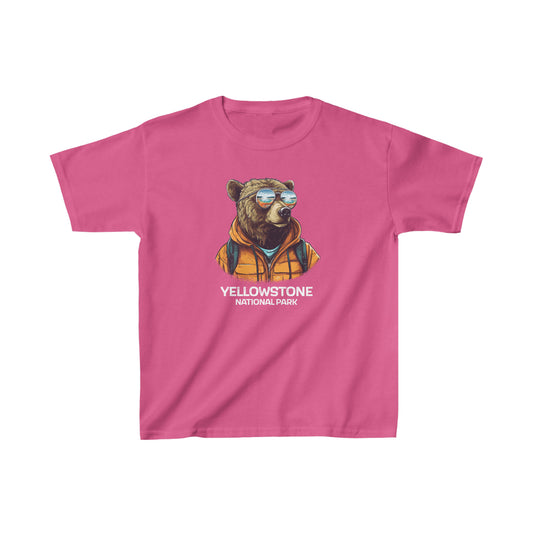 Yellowstone National Park Child T-Shirt - Cool Grizzly Bear