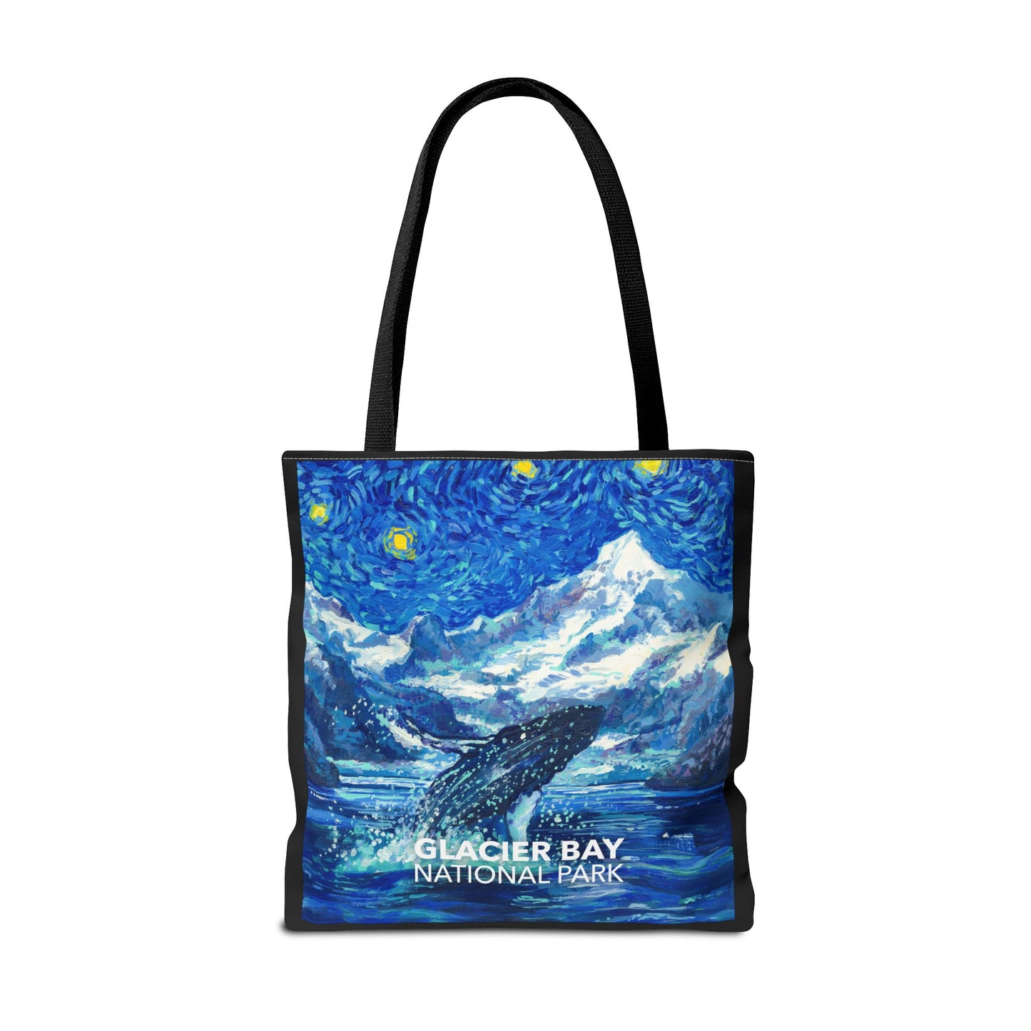 Glacier Bay National Park Tote Bag - The Starry Night Large