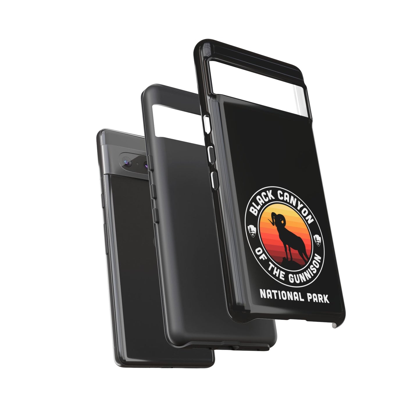 Black Canyon of the Gunnison National Park Phone Case - Round Emblem Design