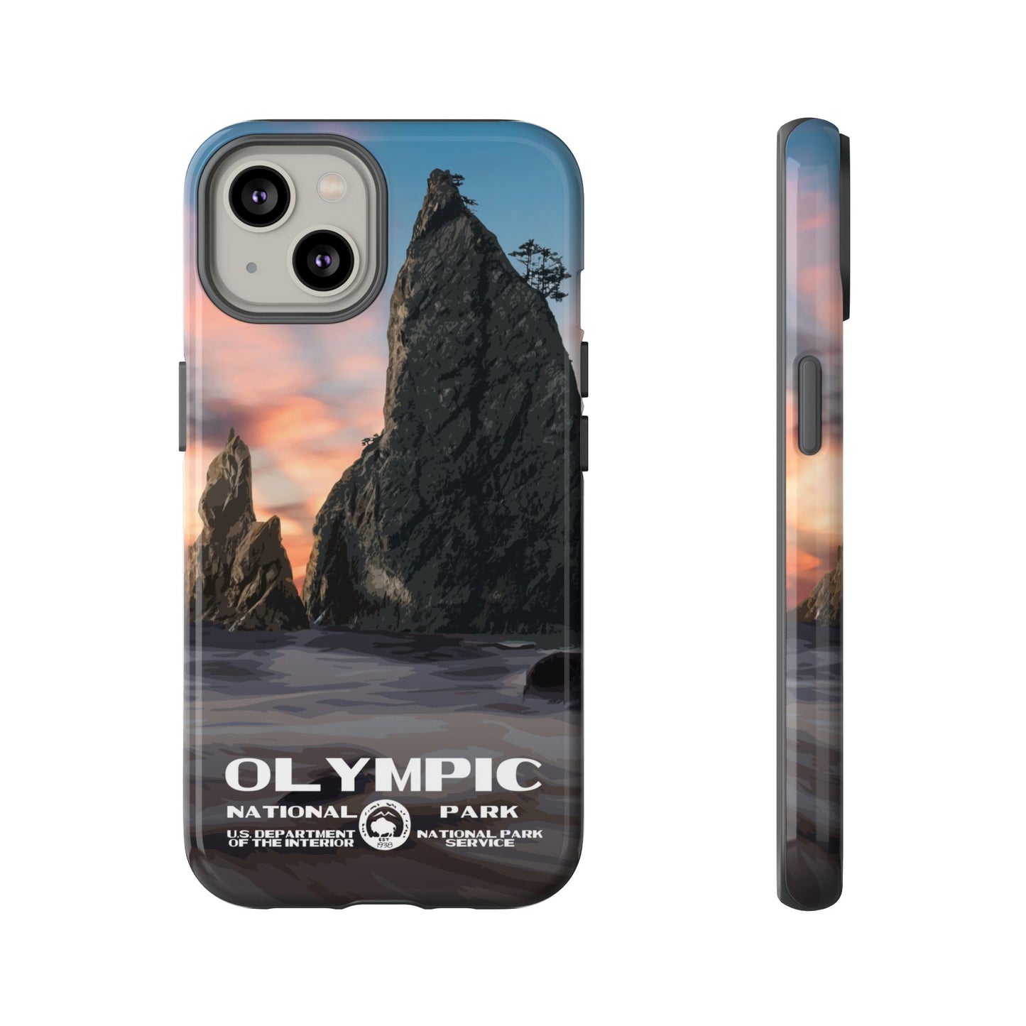 Olympic National Park Phone Case - WPA Style