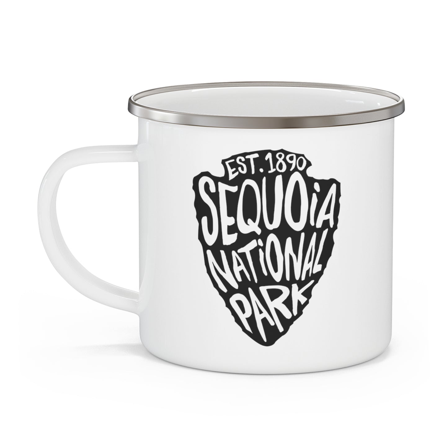 Sequoia National Park Enamel Camping Mug - Arrowhead