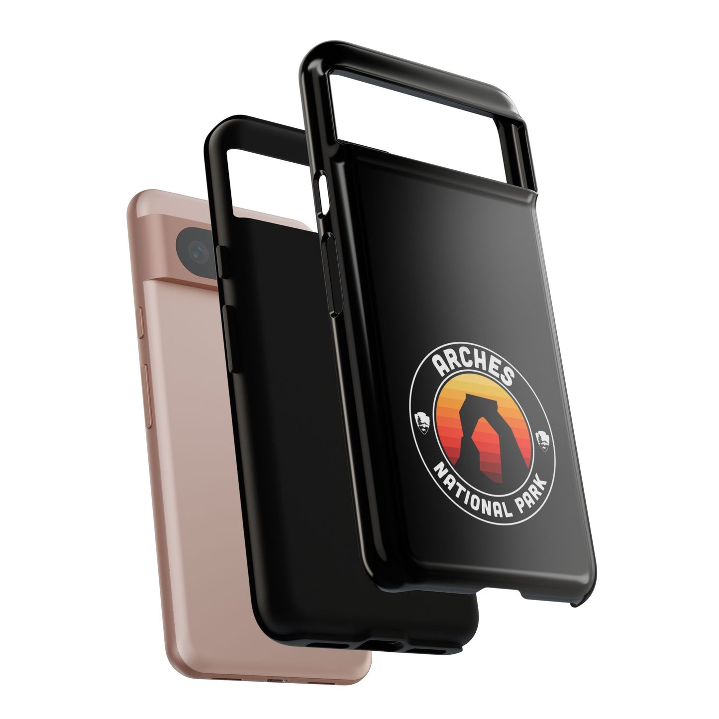 Arches National Park Phone Case - Round Emblem Design