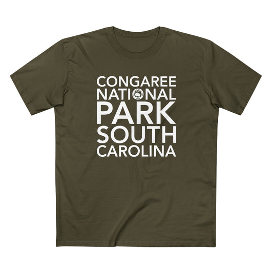 Congaree National Park T-Shirt Block Text