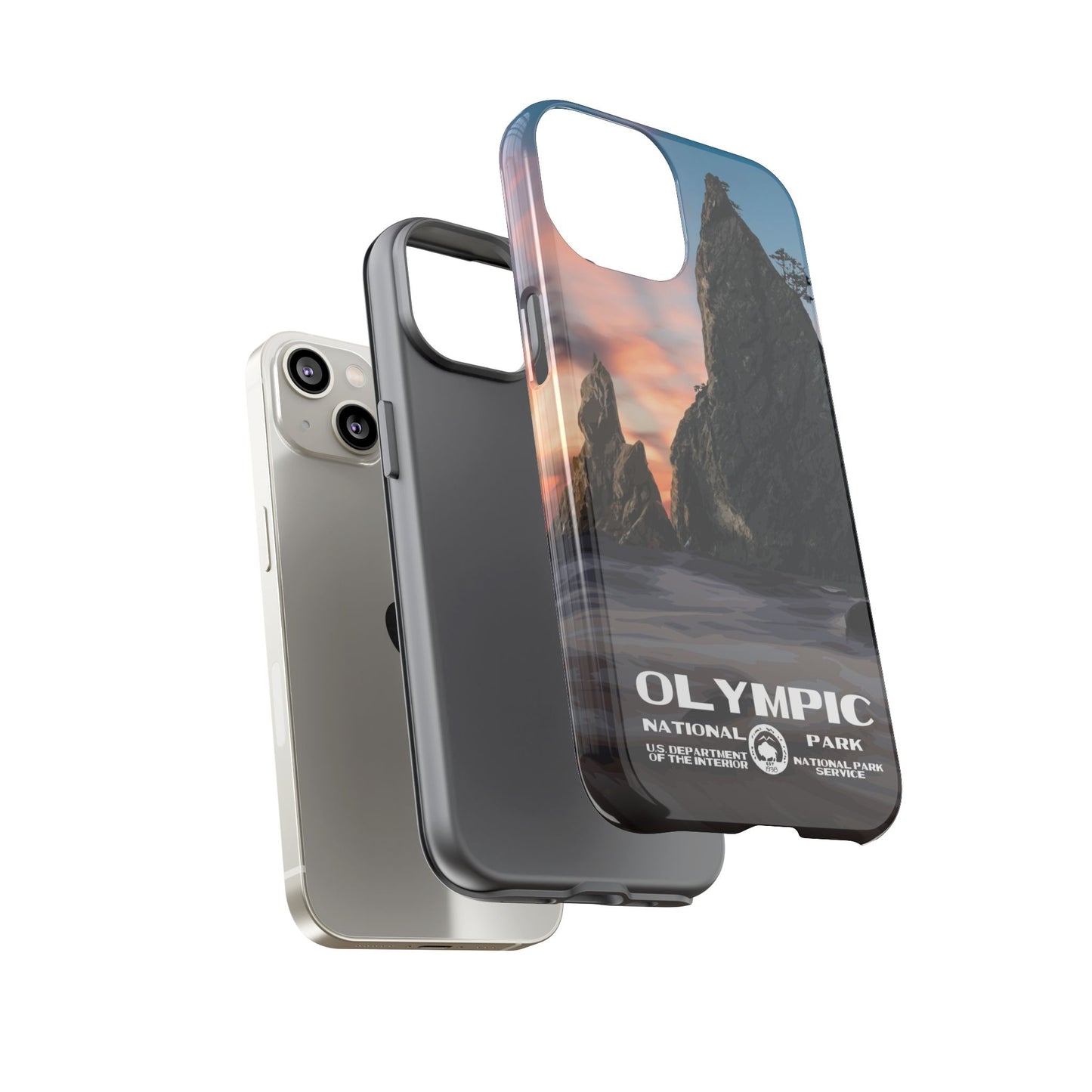 Olympic National Park Phone Case - WPA Style