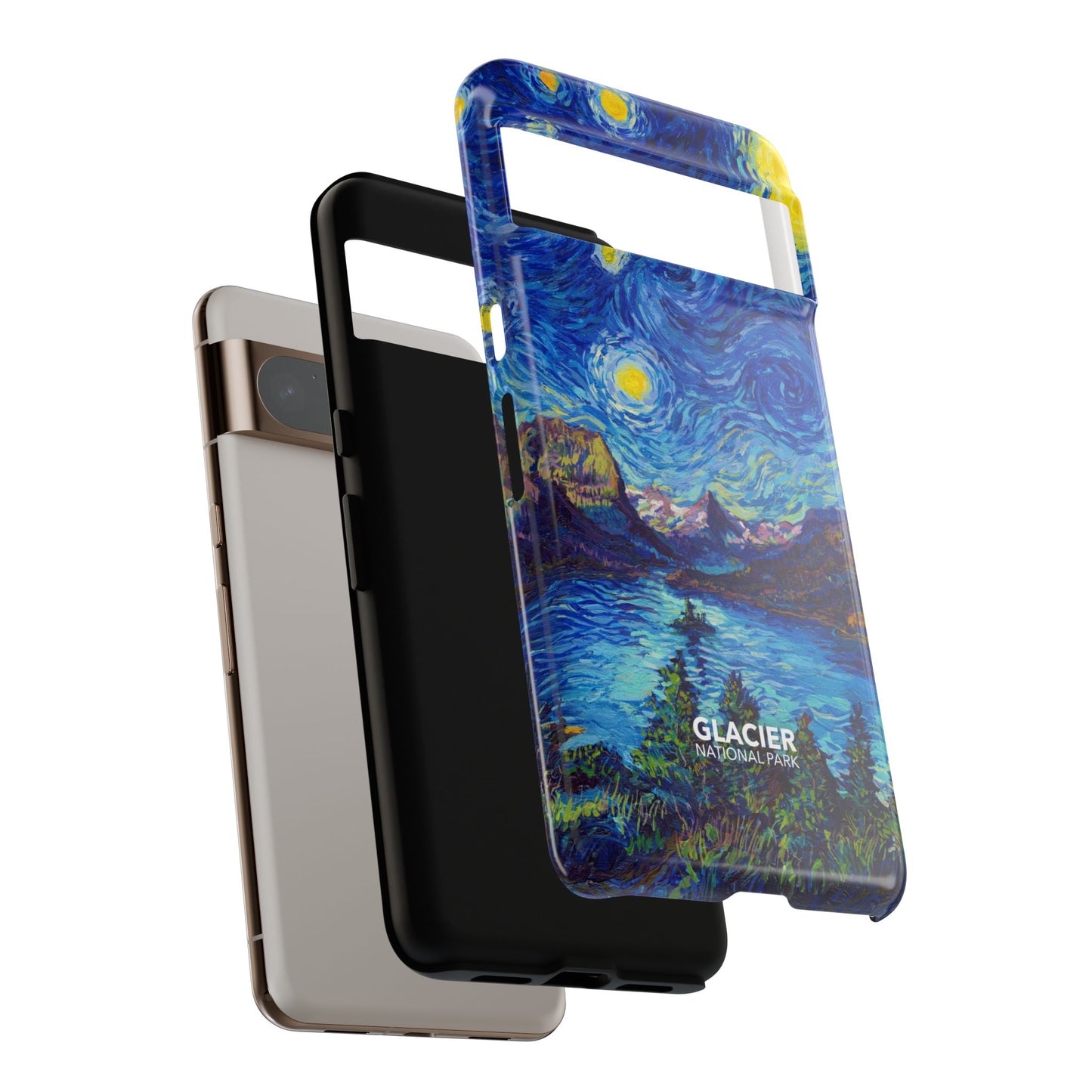 Glacier National Park Phone Case - Starry Night