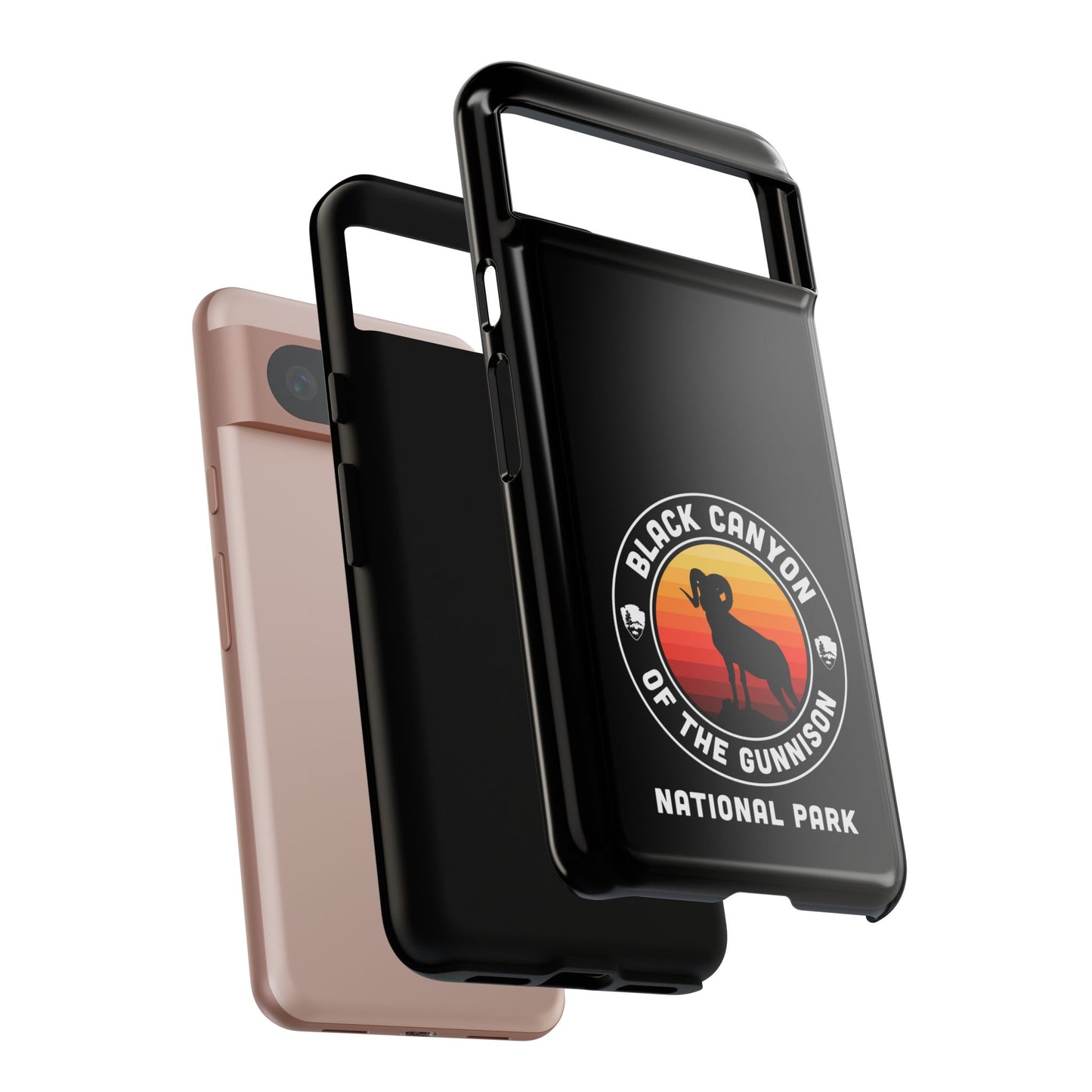 Black Canyon of the Gunnison National Park Phone Case - Round Emblem Design