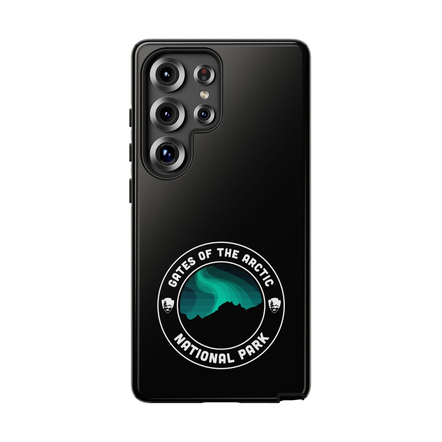 Gates of the Arctic National Park Phone Case - Round Emblem Design