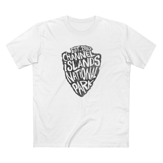 Channel Islands National Park T-Shirt - Arrowhead Design in White