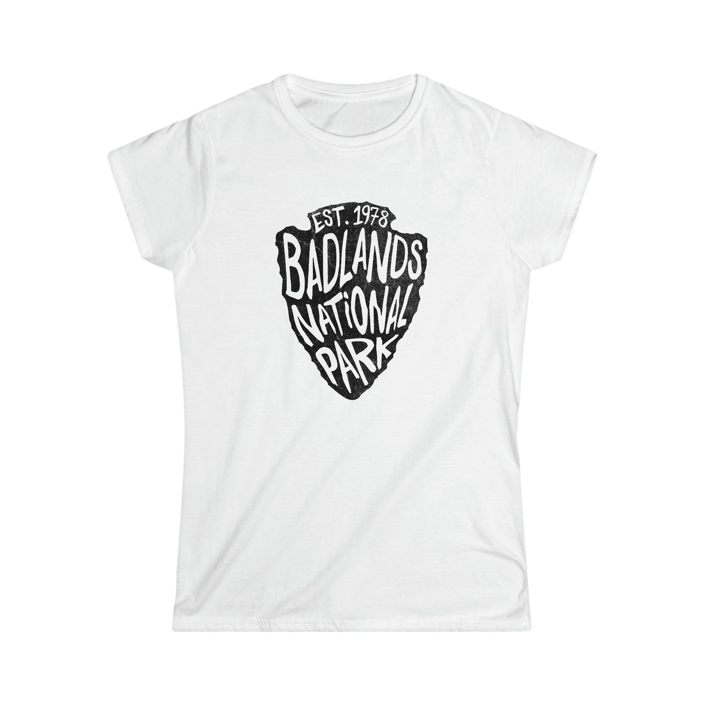 Badlands National Park Women's T-Shirt - Arrowhead Design