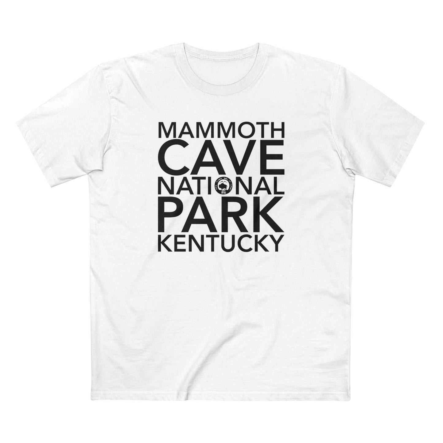 Mammoth Cave National Park T-Shirt Block Text