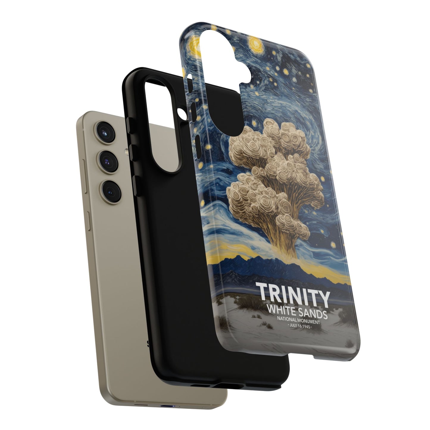 White Sands National Park Phone Case - Starry Night Trinity Test