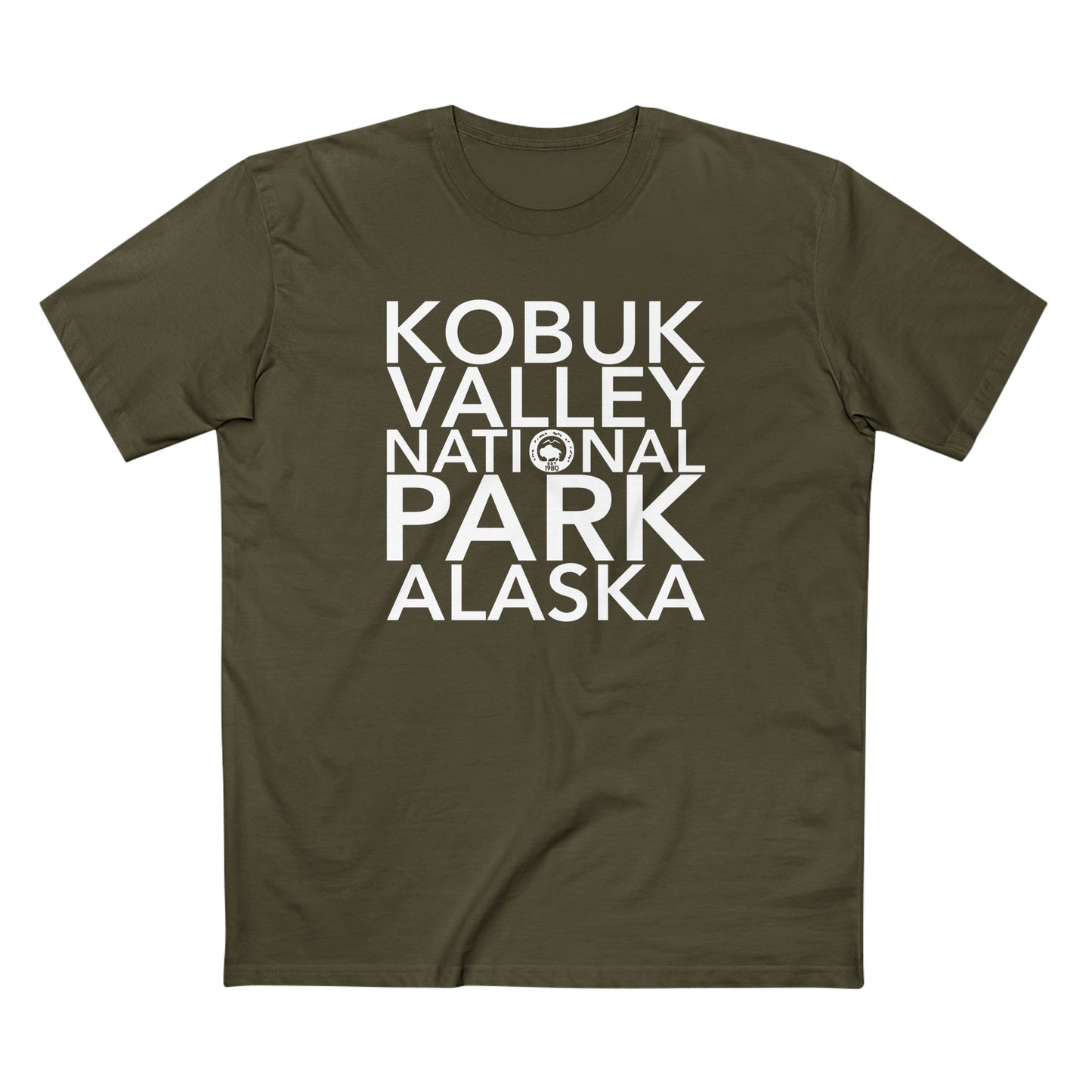 Kobuk Valley National Park T-Shirt Block Text