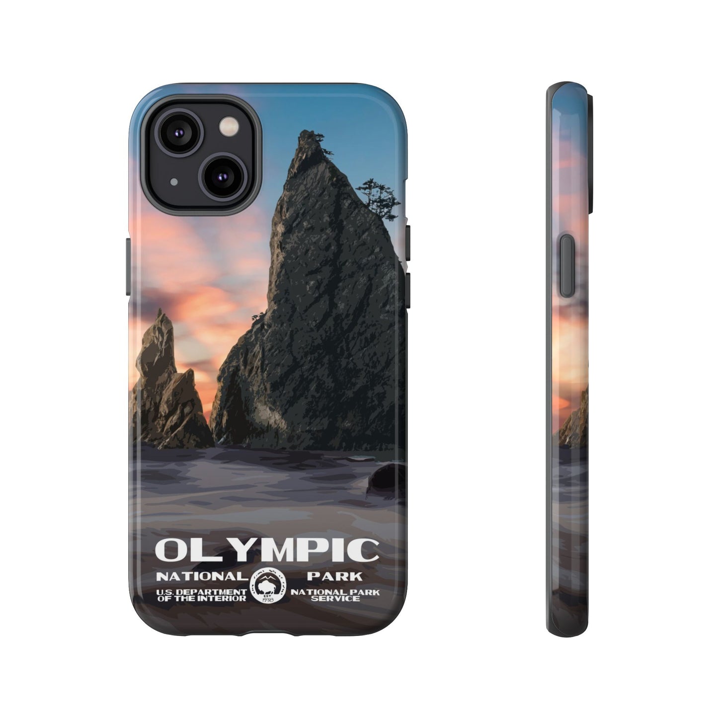 Olympic National Park Phone Case - WPA Style