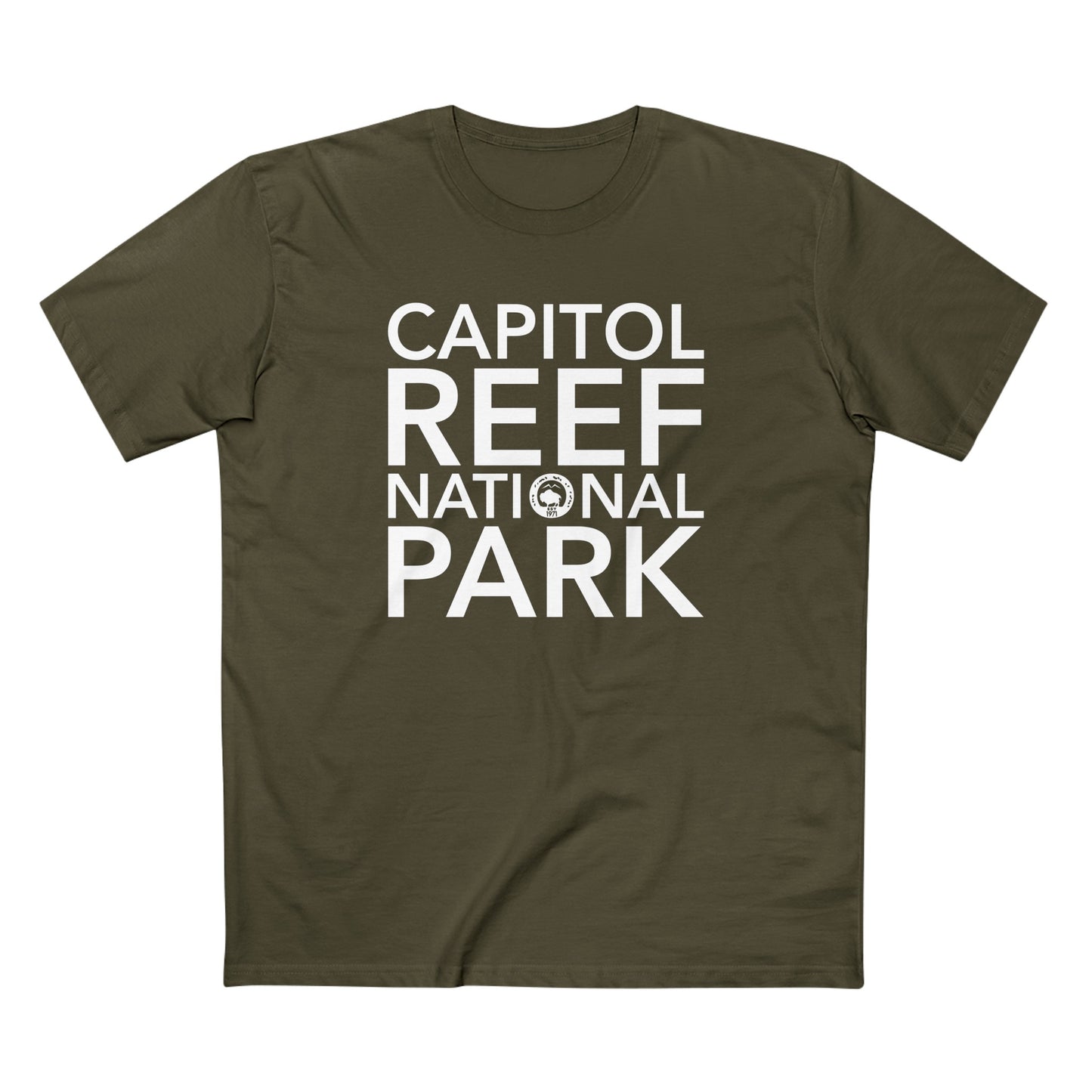 Capitol Reef National Park T-Shirt Block Text
