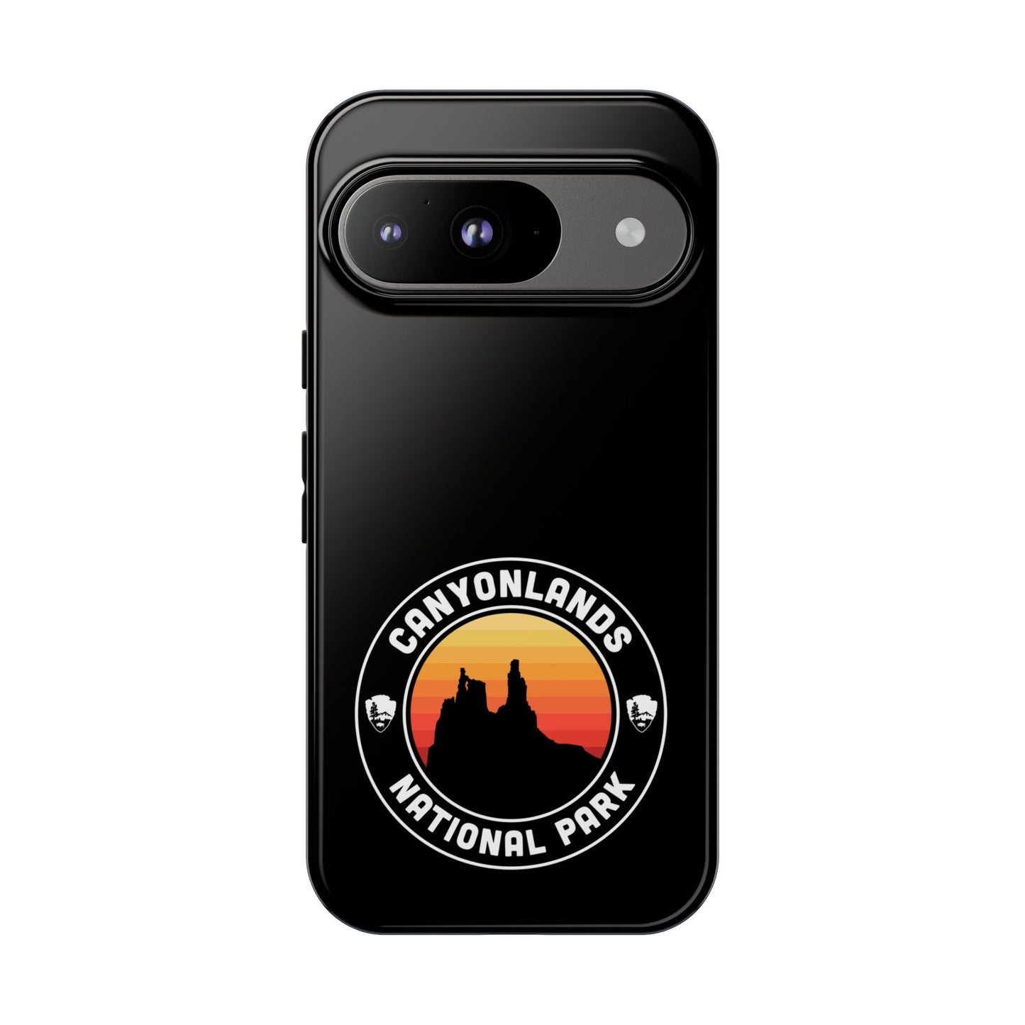 Canyonlands National Park Phone Case - Round Emblem Design