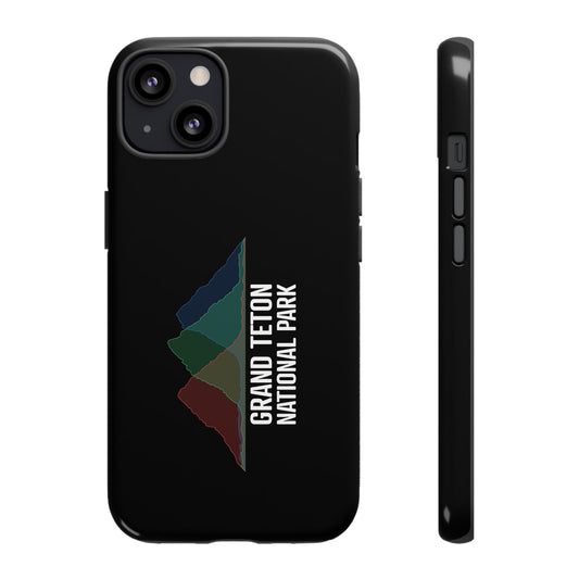 Grand Teton National Park Phone Case - Histogram Design