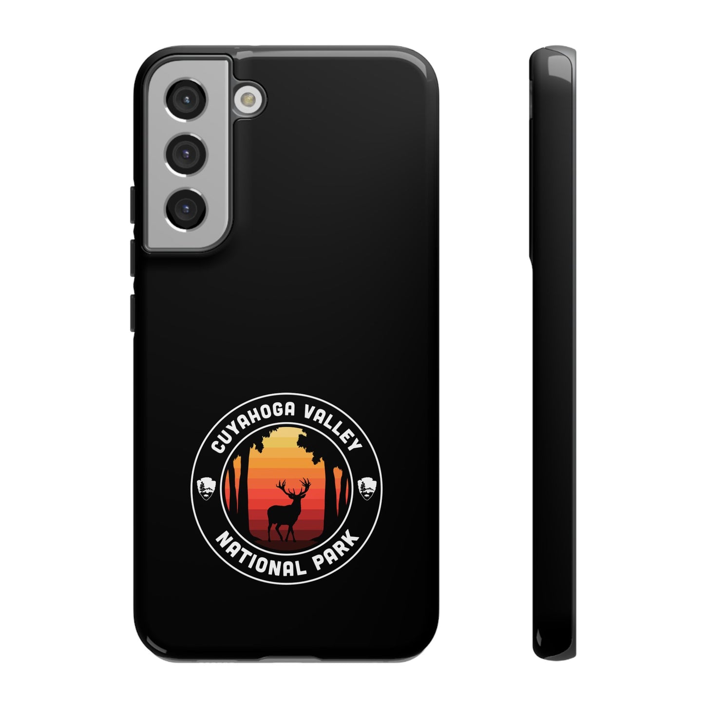 Cuyahoga Valley National Park Phone Case - Round Emblem Design