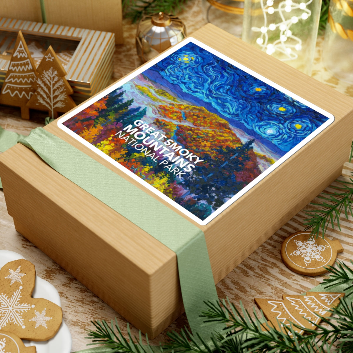 Great Smoky Mountains National Park Sticker - The Starry Night
