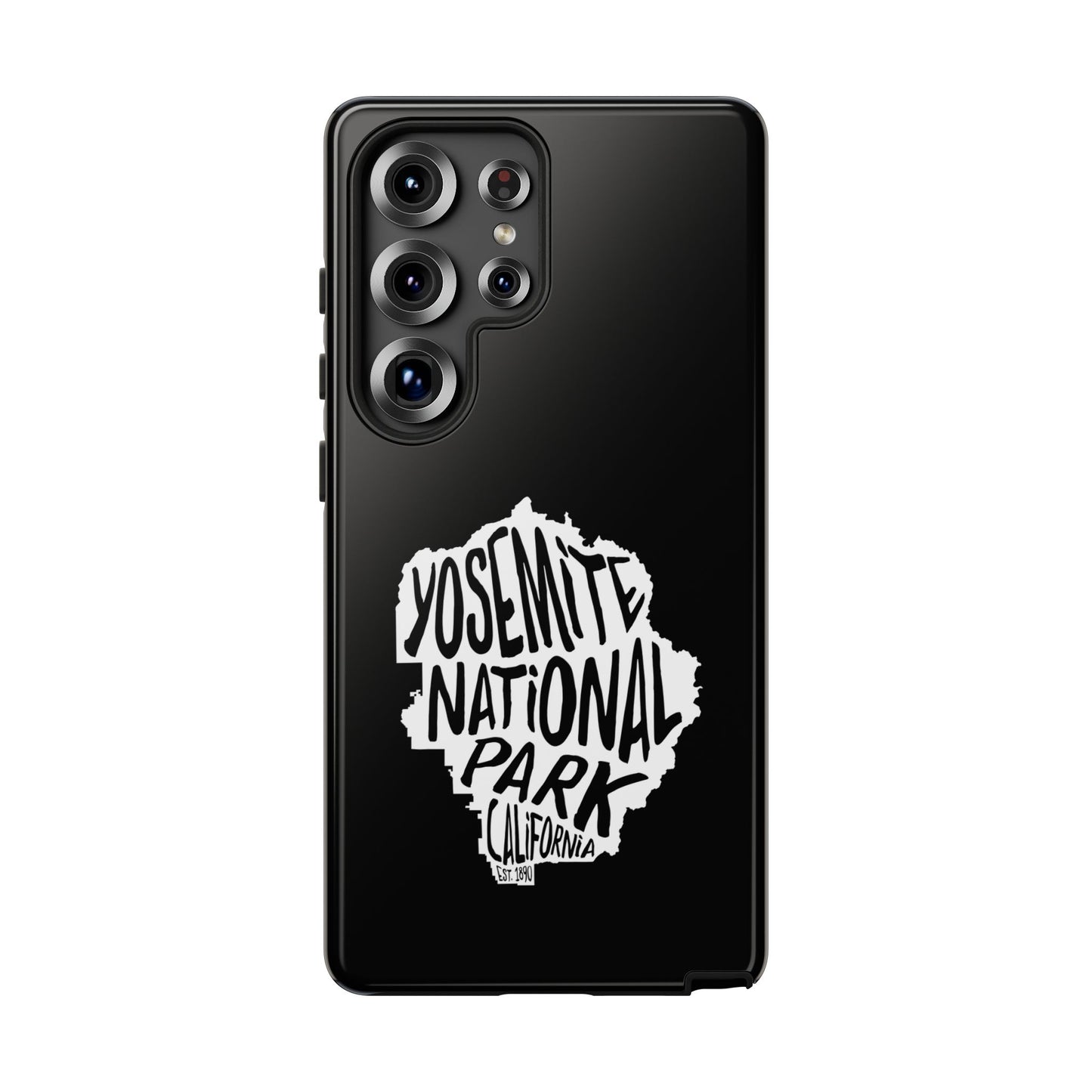 Yosemite National Park Phone Case - Map Design