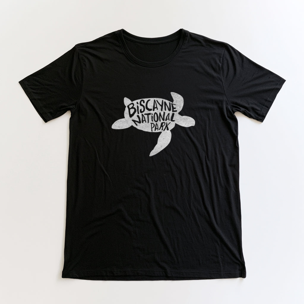 Biscayne National Park T-Shirt - Turtle in Black