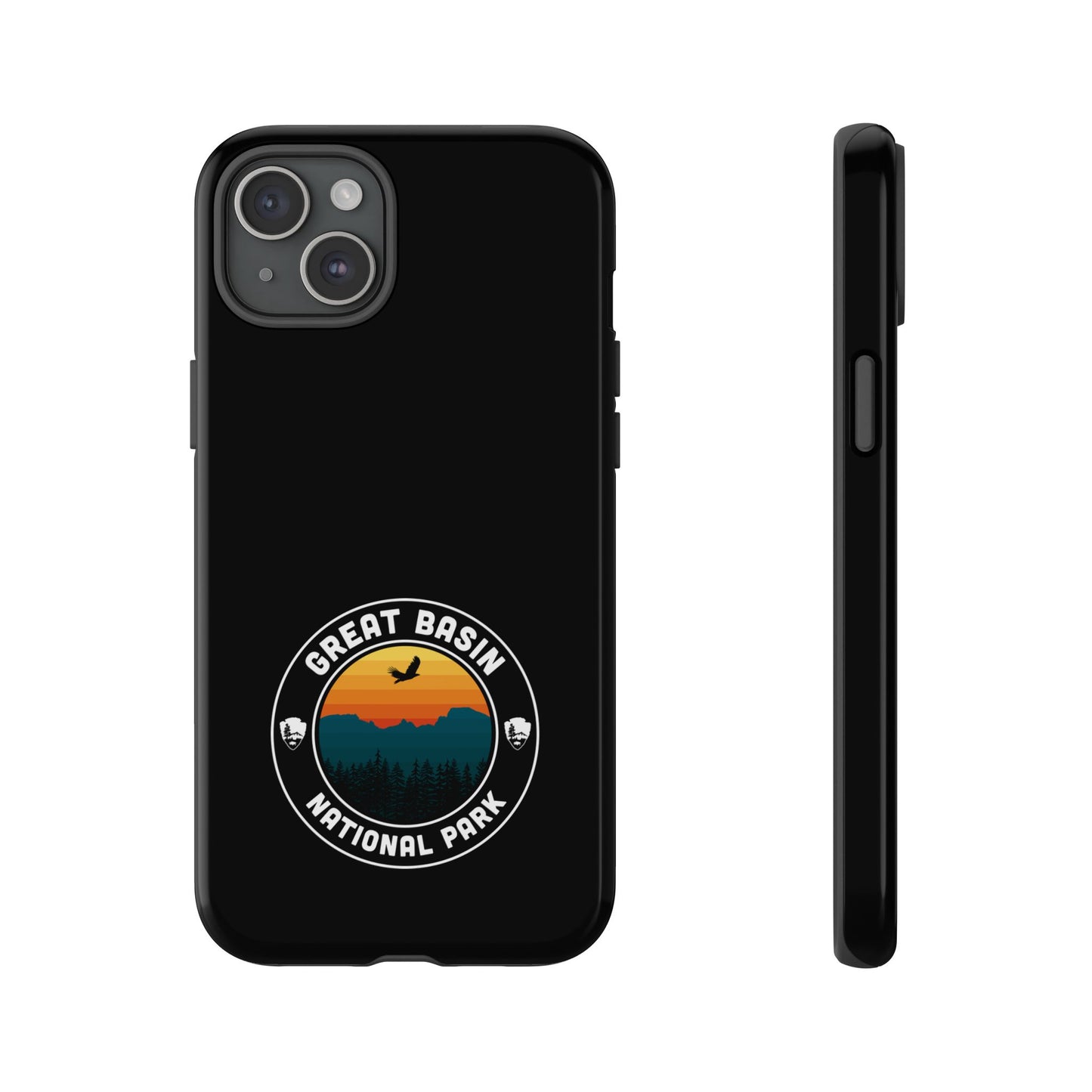 Great Basin National Park iPhone Case - Round Emblem Design
