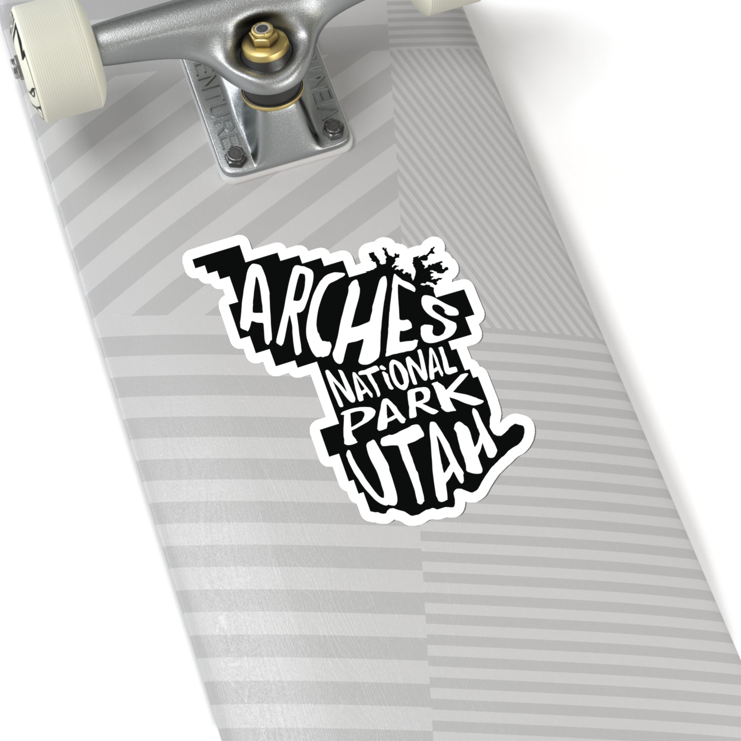 Arches National Park Sticker - Map